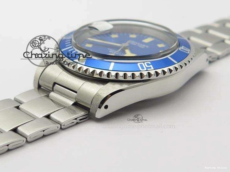 1222 Durable Submariner SS JKF Best Edition Blue Dial Square Markers (Black Date) A 3902